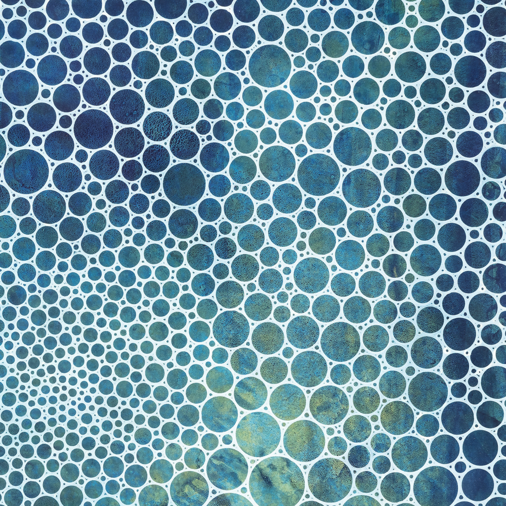 White Circles Deep Ocean limited edition print by Seth B. Minkin