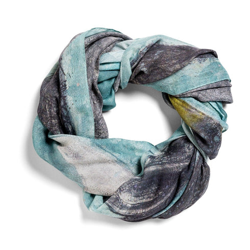 Rhino jumbo oblong modal cashmere scarf by Seth B. Minkin