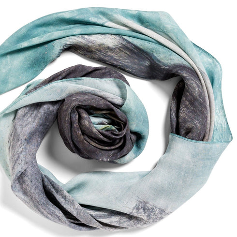 Rhino jumbo oblong modal cashmere scarf by Seth B. Minkin