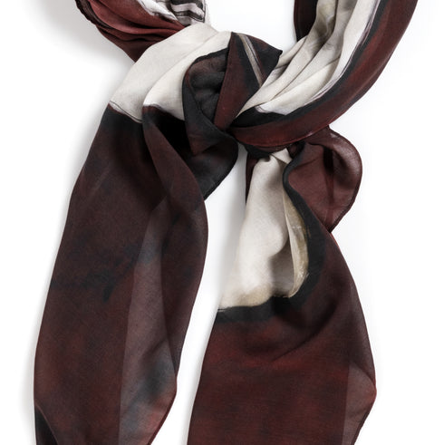 Sumo square modal cashmere scarf by Seth B. Minkin