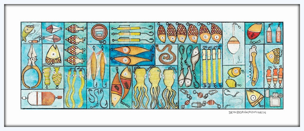 Tackle Box II Limited Edition Print by Seth B Minkin