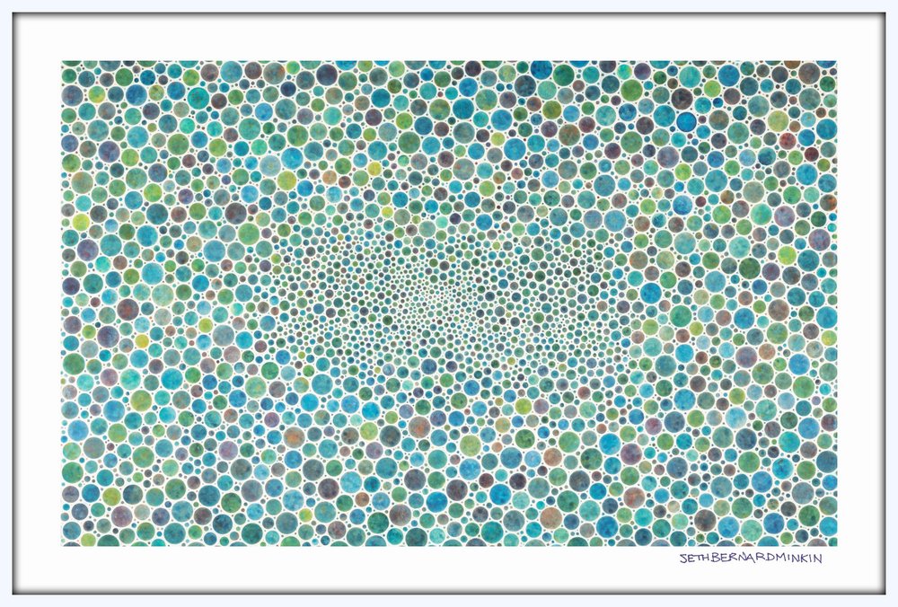 White Circles XL limited edition print by Seth B. Minkin