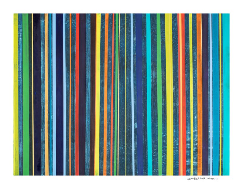 Bright Stripes limited edition print by Seth B. Minkin