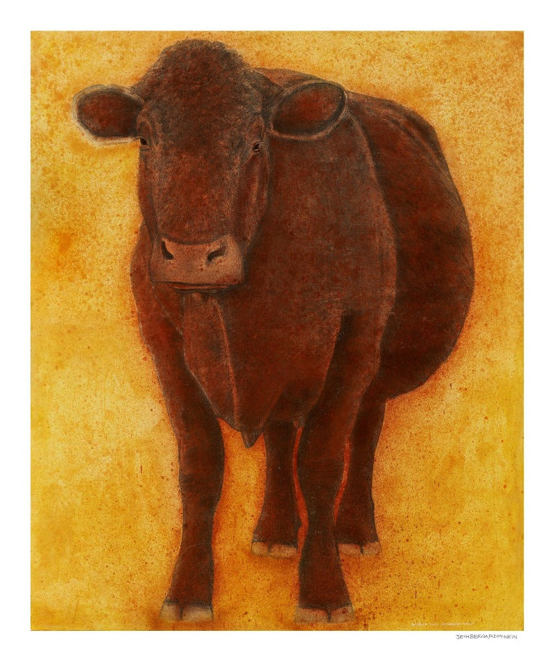 Cow limited edition print by Seth B. Minkin