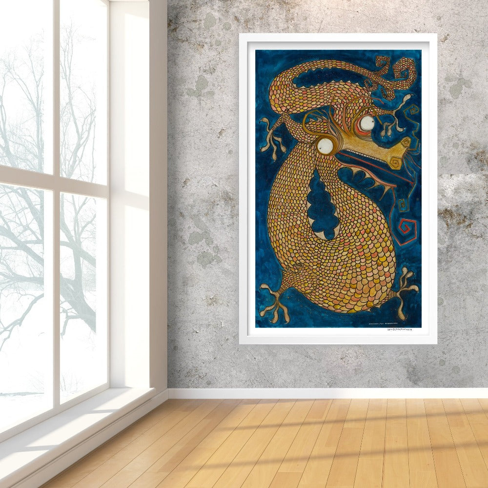 Dragon limited edition print by Seth B. Minkin
