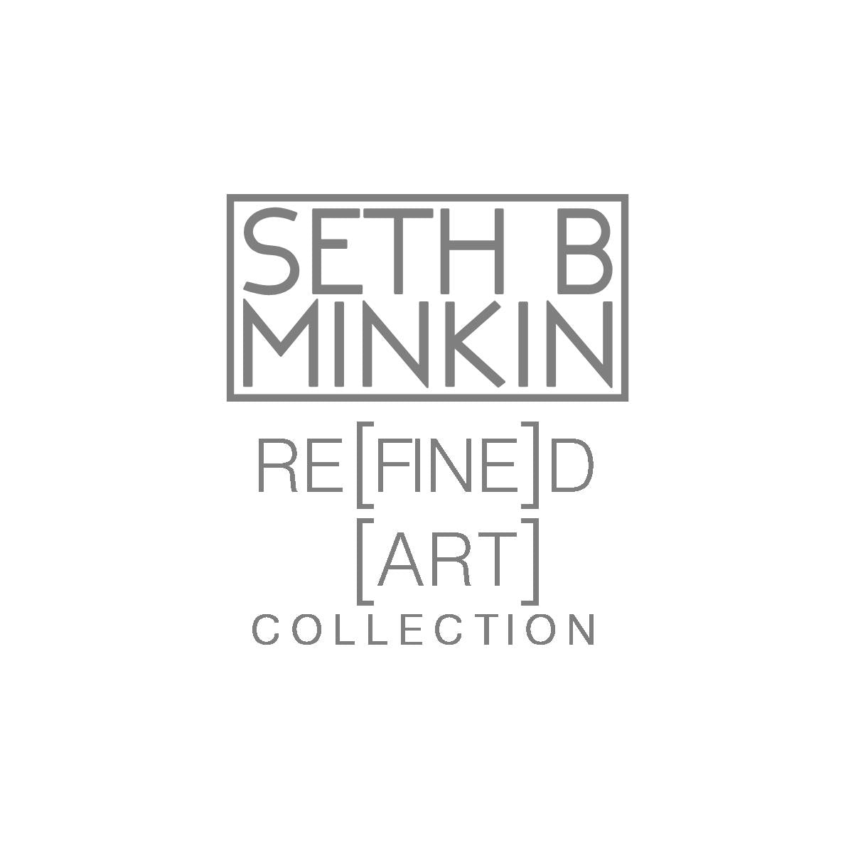 [indigo sardines] [large oblong scarf] [micro edition] - Seth B. Minkin