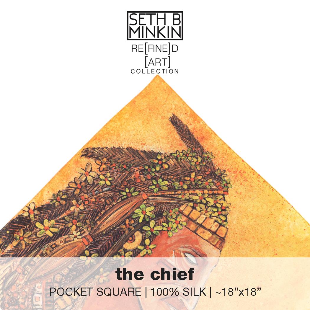 [the chief]  [silk square] - Seth B. Minkin